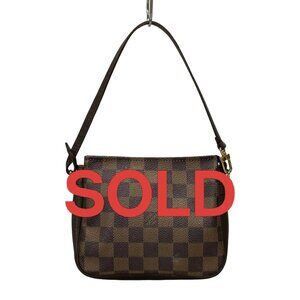 LOUIS VUITTON Trousse Makeup Ebene Damier - Handbag 700-052625